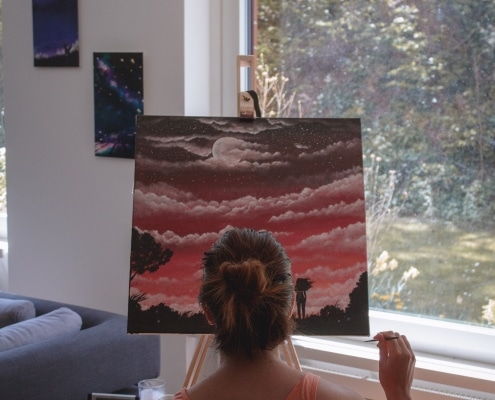 pintura em tela para iniciantes 1