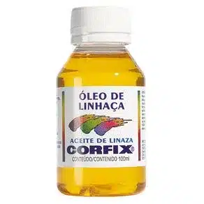 óleo de linhaça para pintura solvente