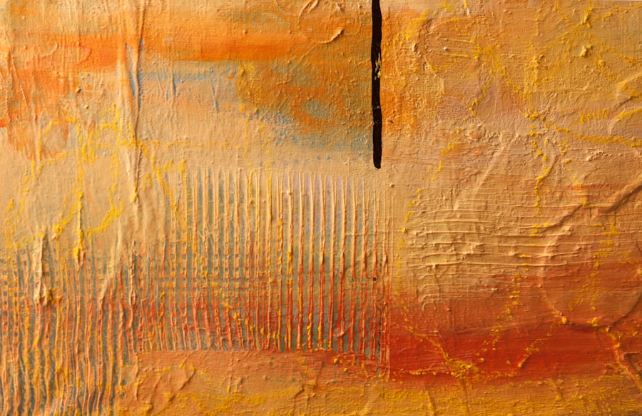 Photo pintura abstrata