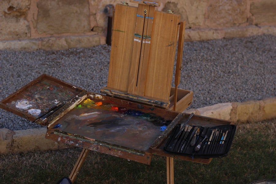 Photo workshop presencial de pintura em tela
