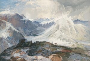 Photo landscape painting canvas