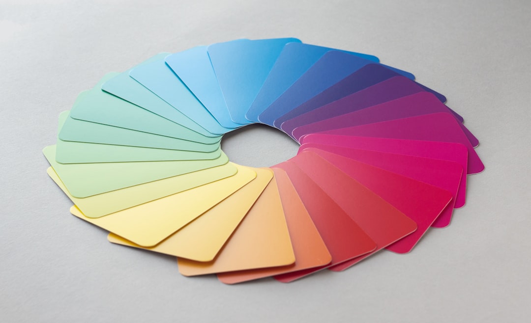 Photo paleta de cores ideal