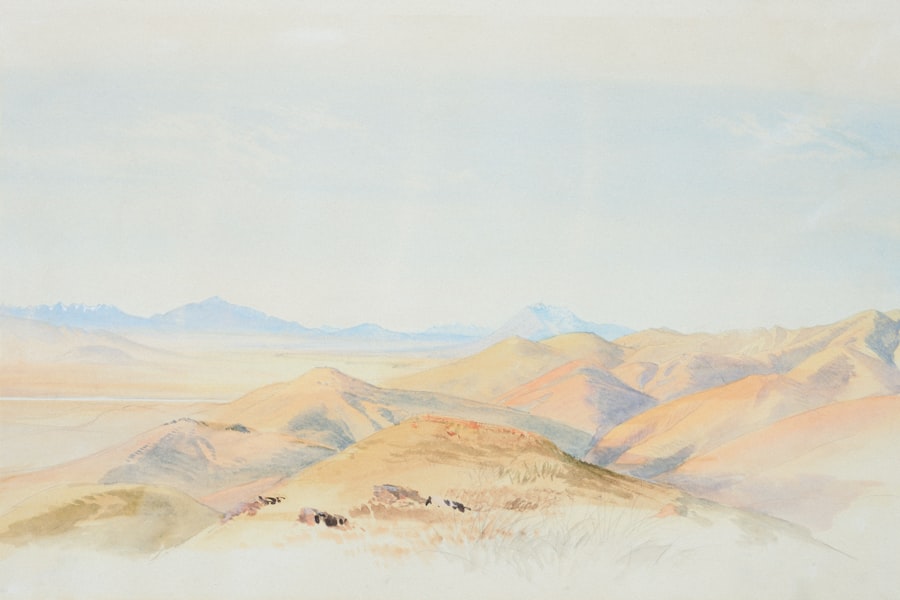 Photo landscape painting canvas