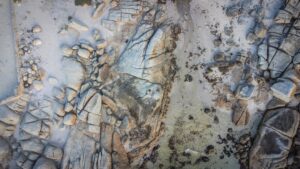 Photo oil painting cracks