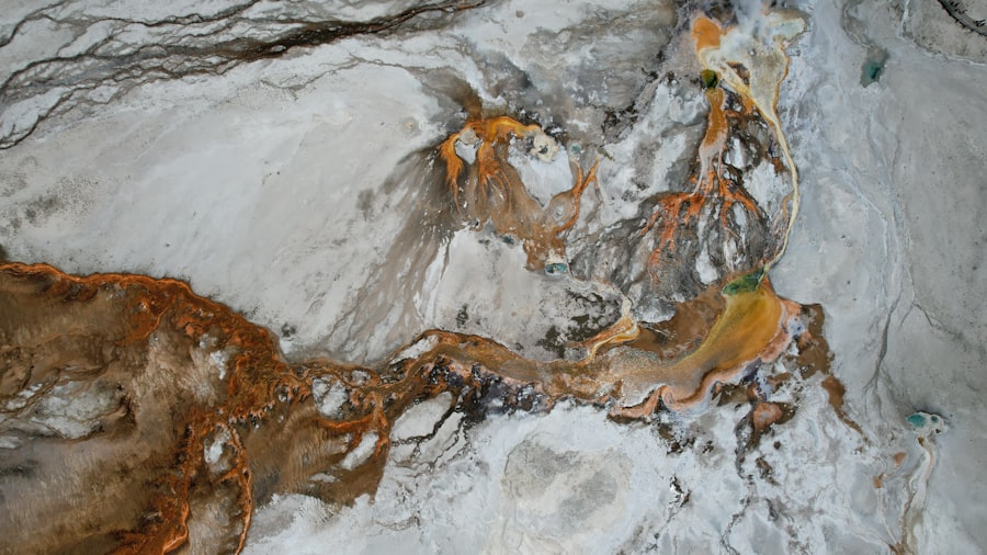 Photo oil painting cracks